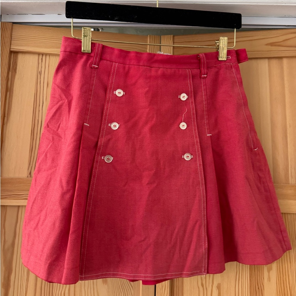 Vintage Red Skort